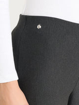 Women's Wide Pants in Compact Black - Ragno