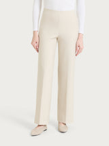 Pantalone ampio in Compact Bianchi Donna - Ragno