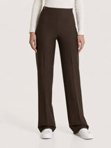 Pantalone ampio in Compact Marroni Donna - Ragno