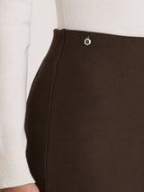 Pantalone ampio in Compact Marroni Donna - Ragno