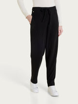 Pantalone jogger con tasche in Compact Neri Donna - Ragno