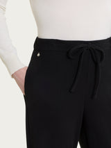 Pantalone jogger con tasche in Compact Neri Donna - Ragno