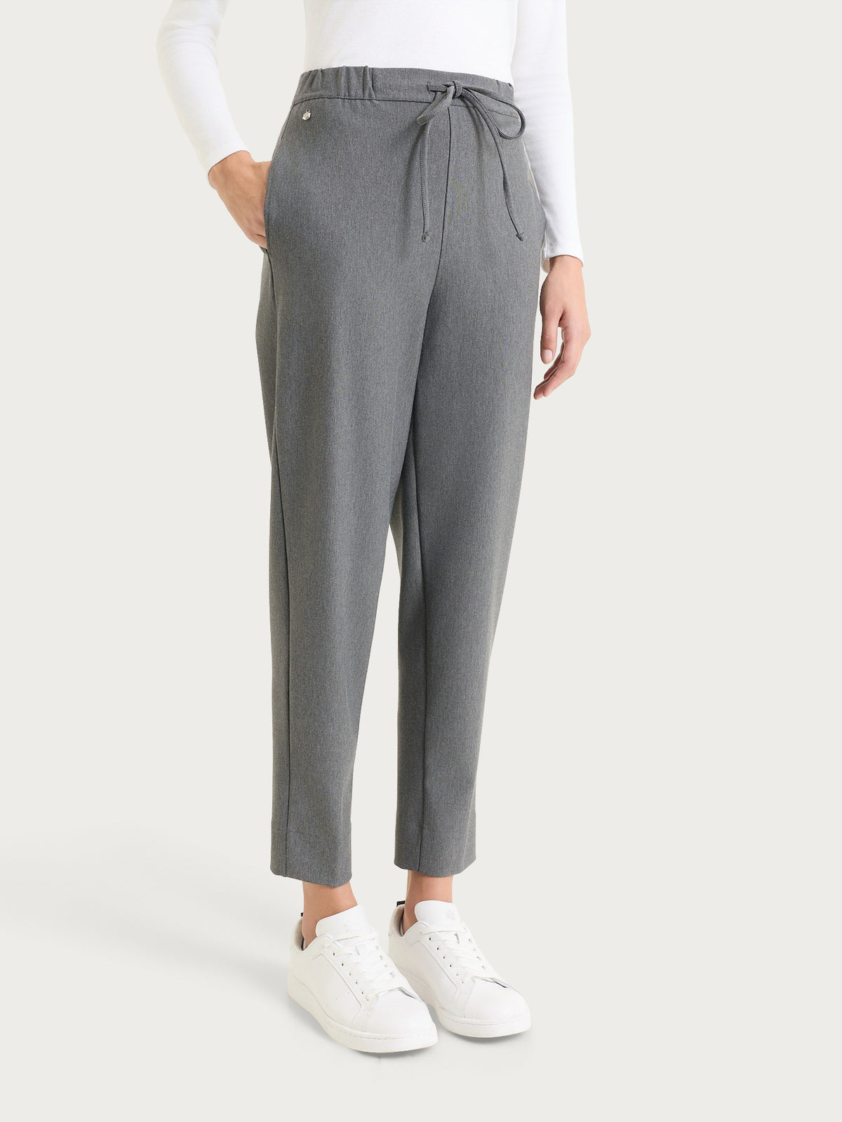 Jogginghose mit Taschen aus Compact Nero, für Damen – Ragno