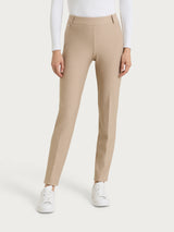 Pantalone a sigaretta con passanti in Compact Grigi Donna - Ragno