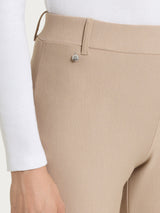 Pantalone a sigaretta con passanti in Compact Grigi Donna - Ragno