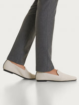 Pantalone a sigaretta con passanti in Compact Neri Donna - Ragno