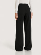 Pantalone ampio con tasche in Winter Twill Neri Donna - Ragno