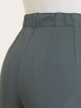 Pantalone ampio con tasche in Winter Twill Grigi Donna - Ragno