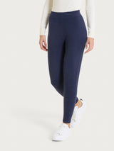 Pantalone dritto con tasche in Winter Twill Neri Donna - Ragno