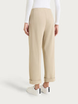 Pantalone dritto con tasche in Winter Twill Grigi Donna - Ragno