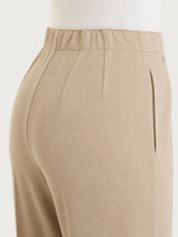 Pantalone dritto con tasche in Winter Twill Grigi Donna - Ragno