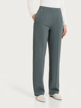 Pantalone dritto con tasche in Winter Twill Grigi Donna - Ragno