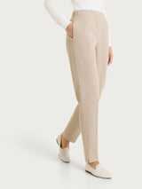 Pantalone a sigaretta con spacchetti in Winter Twill Grigi Donna - Ragno