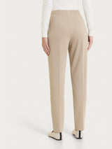 Pantalone a sigaretta con spacchetti in Winter Twill Grigi Donna - Ragno
