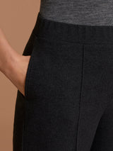 Pantalone ampio con tasche in Scuba Soft Touch Neri Donna - Ragno
