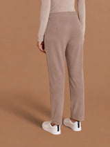 Pantalone dritto con tasche in Scuba Soft Touch Marroni Donna - Ragno