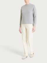 Maglia girocollo con punto riso in Lurex Soft Wool Neri Donna - Ragno