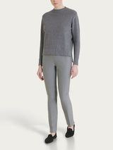 Maglia girocollo con punto riso in Lurex Soft Wool Neri Donna - Ragno