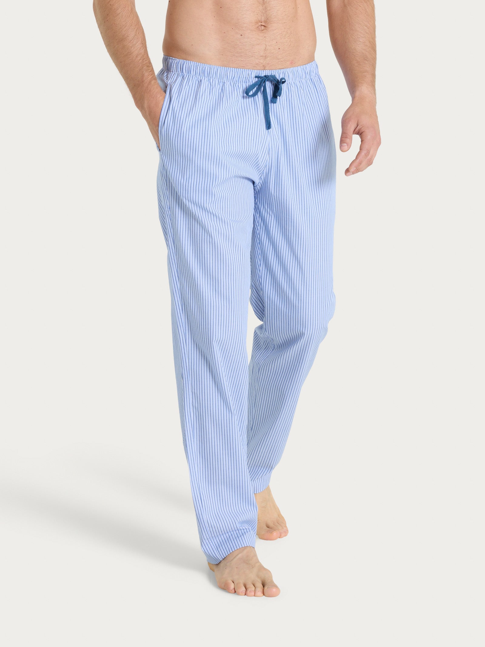 Pantalone in navetta di cotone Blu Uomo - Ragno