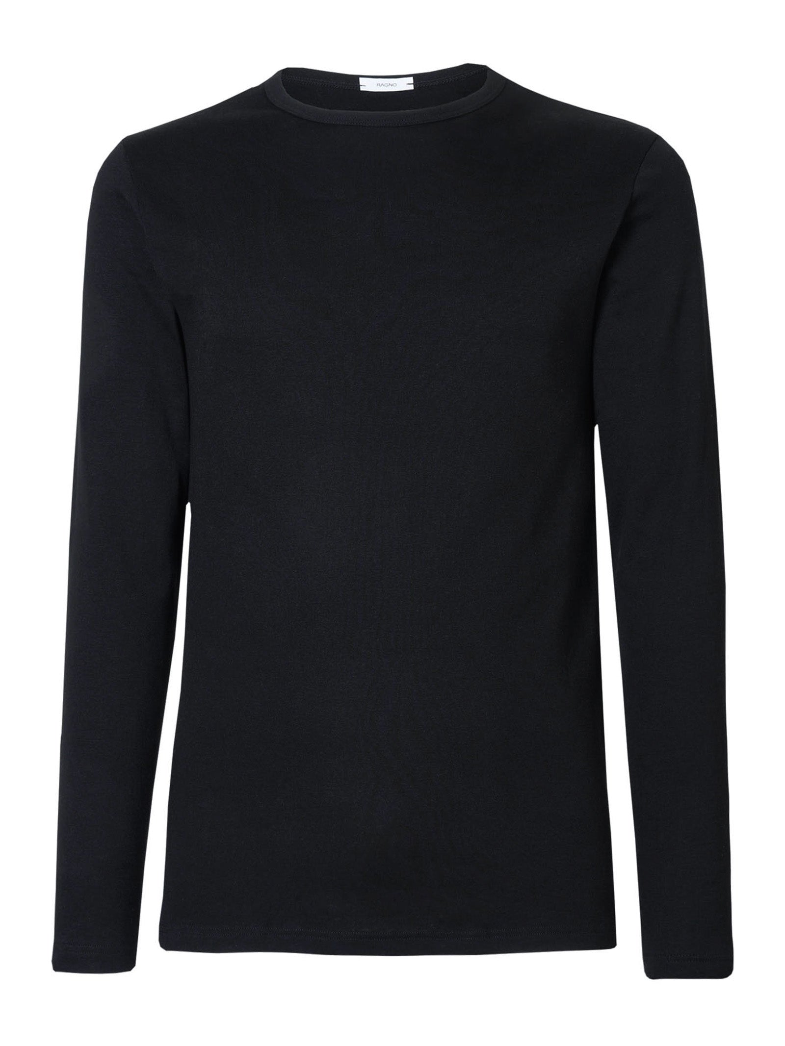 Maglia girocollo in caldo cotone  Neri Uomo - Ragno