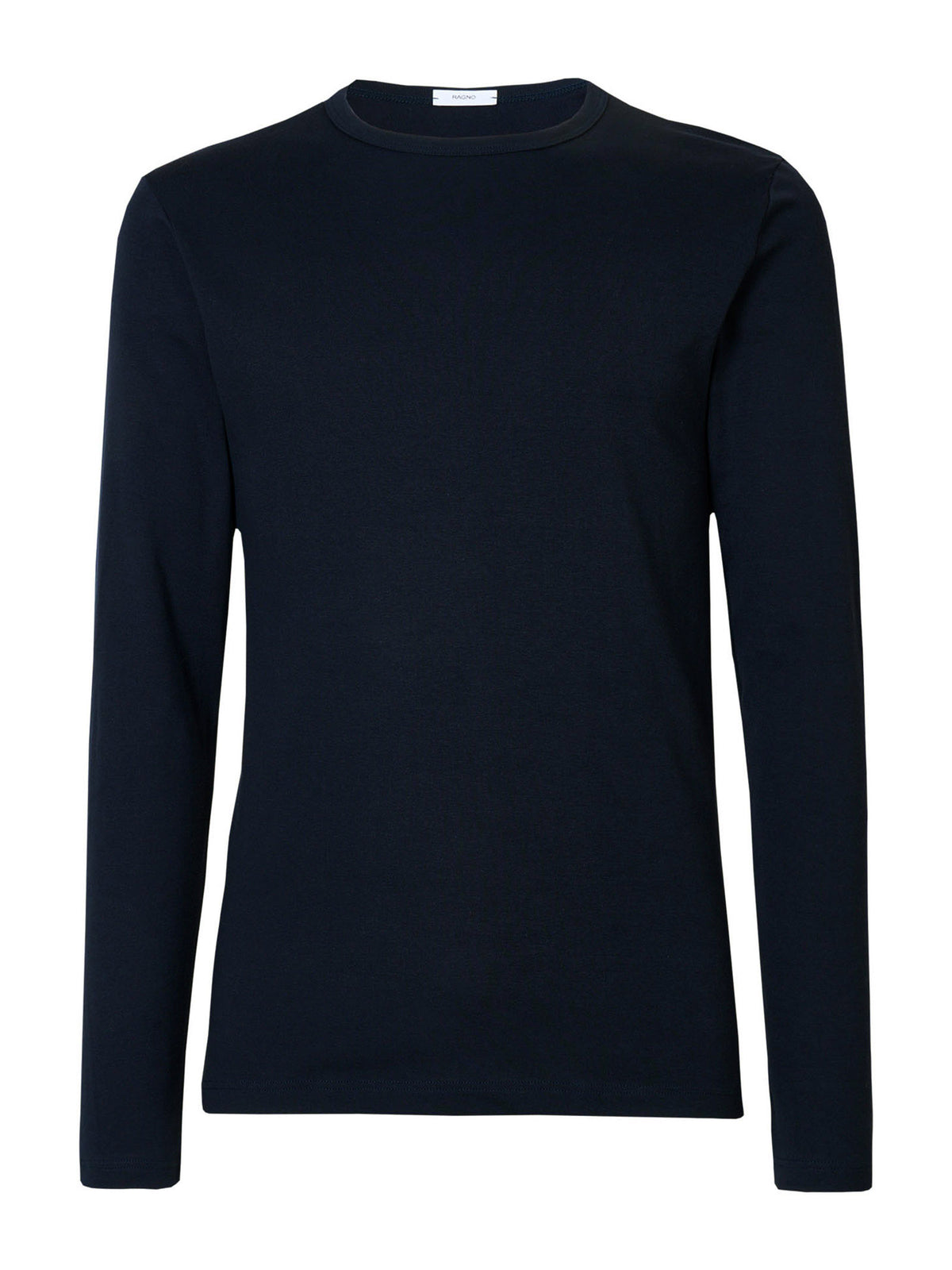 Maglia girocollo in Thermo Cotton Blu Uomo - Ragno