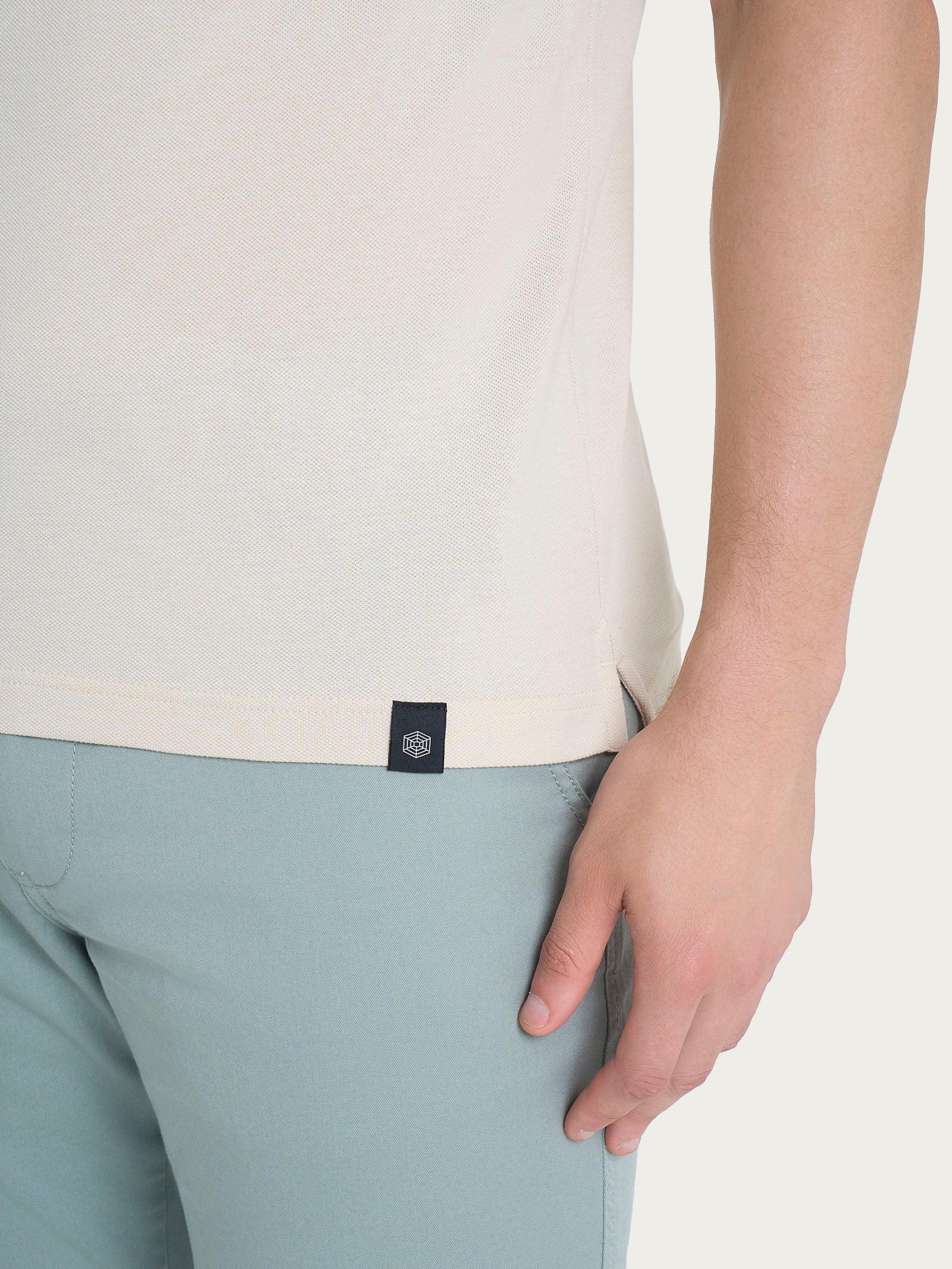Polo in Eco Cotton Piquet Stretch Viola Uomo - Ragno