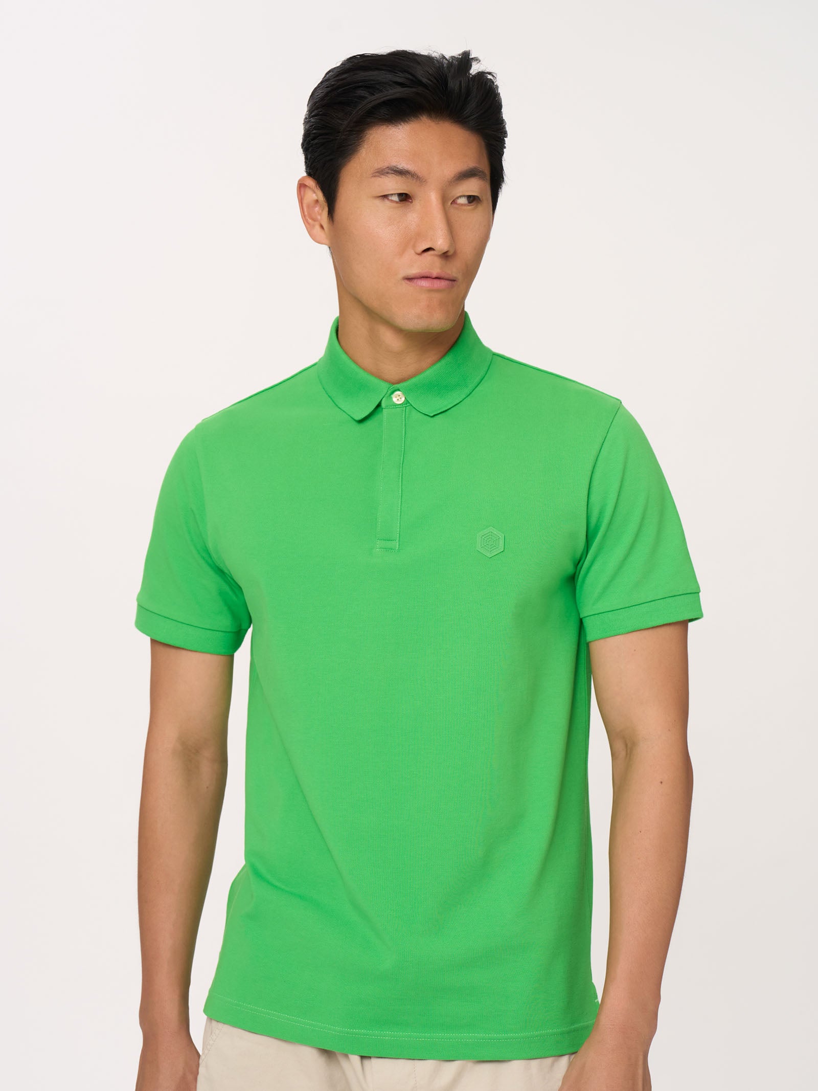 Polo in piquet di Eco Cotton Piquet Stretch -  - Ragno