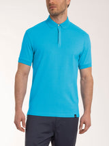 Polo in Eco Cotton Piquet Stretch Azzurri Uomo - Ragno