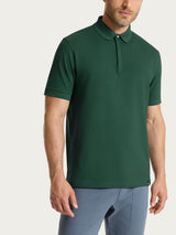 Polo in Eco Cotton Piquet Stretch Verdi Uomo - Ragno