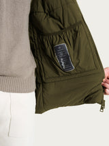 Piumerino Parka in lana con cappuccio Verdi Uomo - Ragno