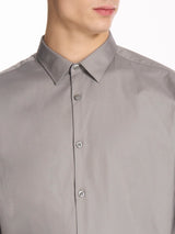 Camicia classica in popeline di cotone -  - Ragno