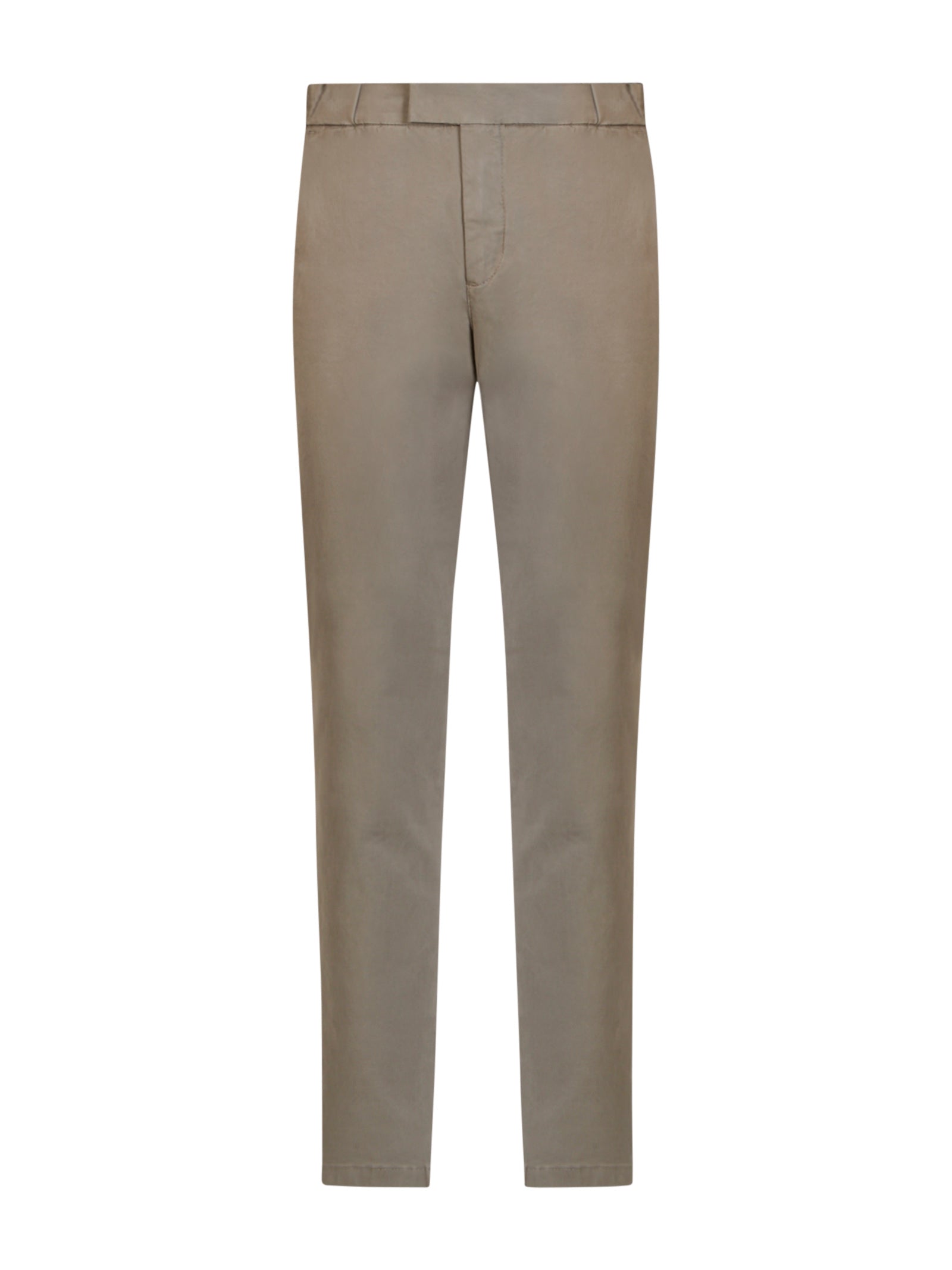 Pantalone jogger in Twill di cotone elasticizzato -  - Ragno