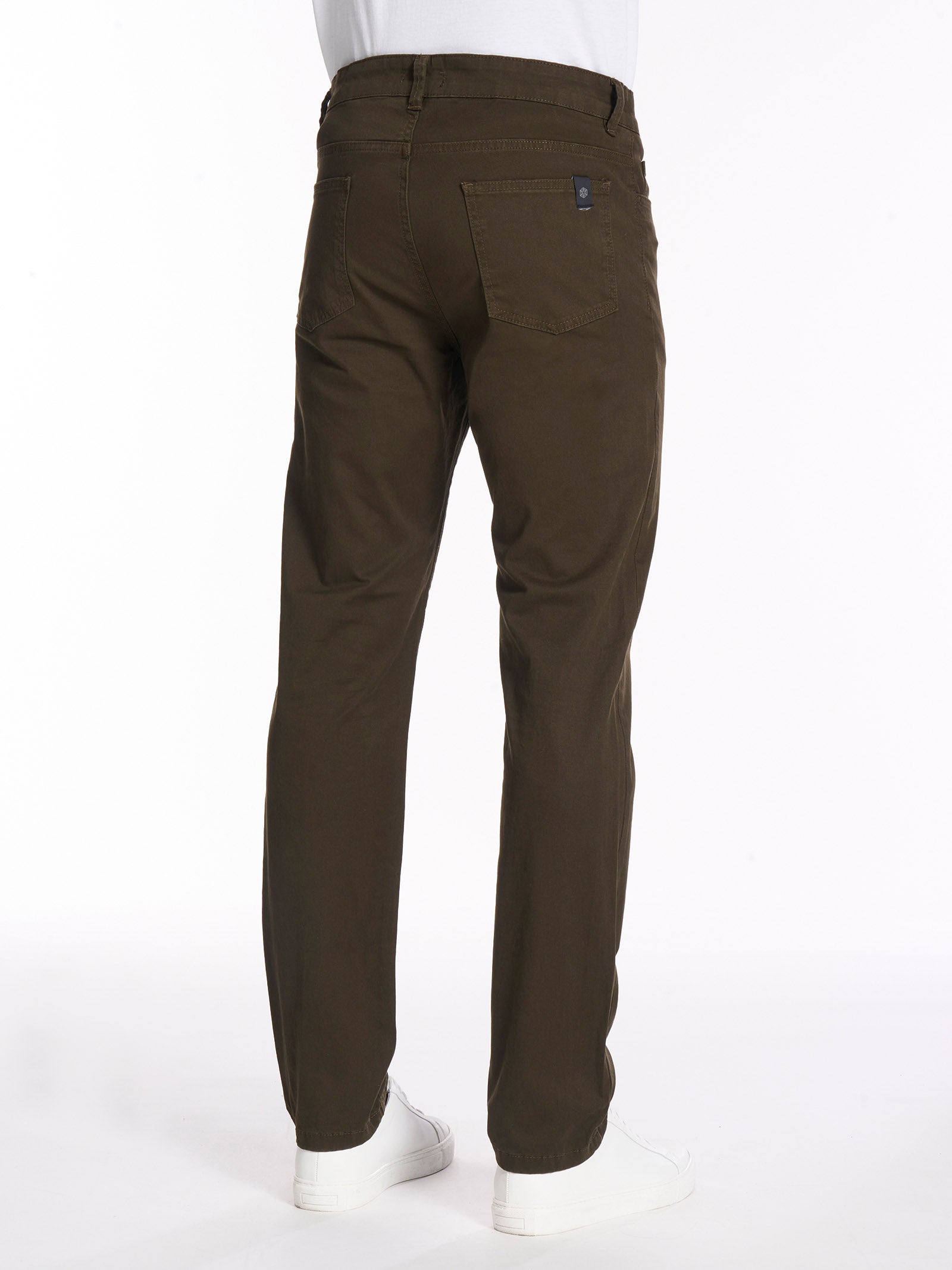 Pantalone 5 tasche in Twill di cotone elasticizzato -  - Ragno