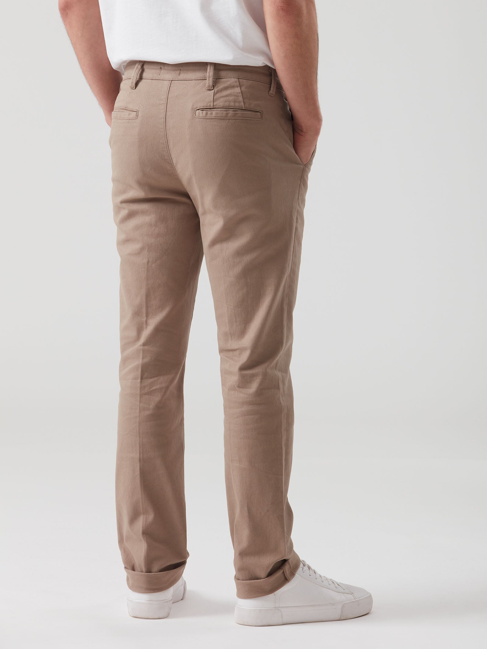 Pantalone chino in cotone elasticizzato -  - Ragno