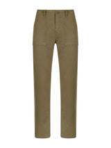 Pantalone Chino in cotone elasticizzato raw -  - Ragno