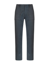 Pantalone Chino in cotone elasticizzato raw -  - Ragno