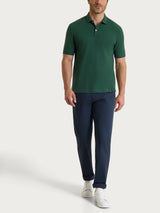 Polo in Eco Cotton Piquet Stretch Verdi Uomo - Ragno
