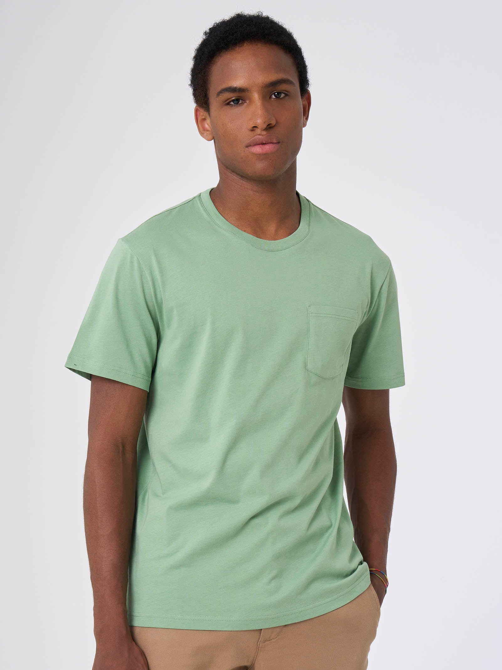 T-shirt in Compact Eco Cotton Jersey -  - Ragno