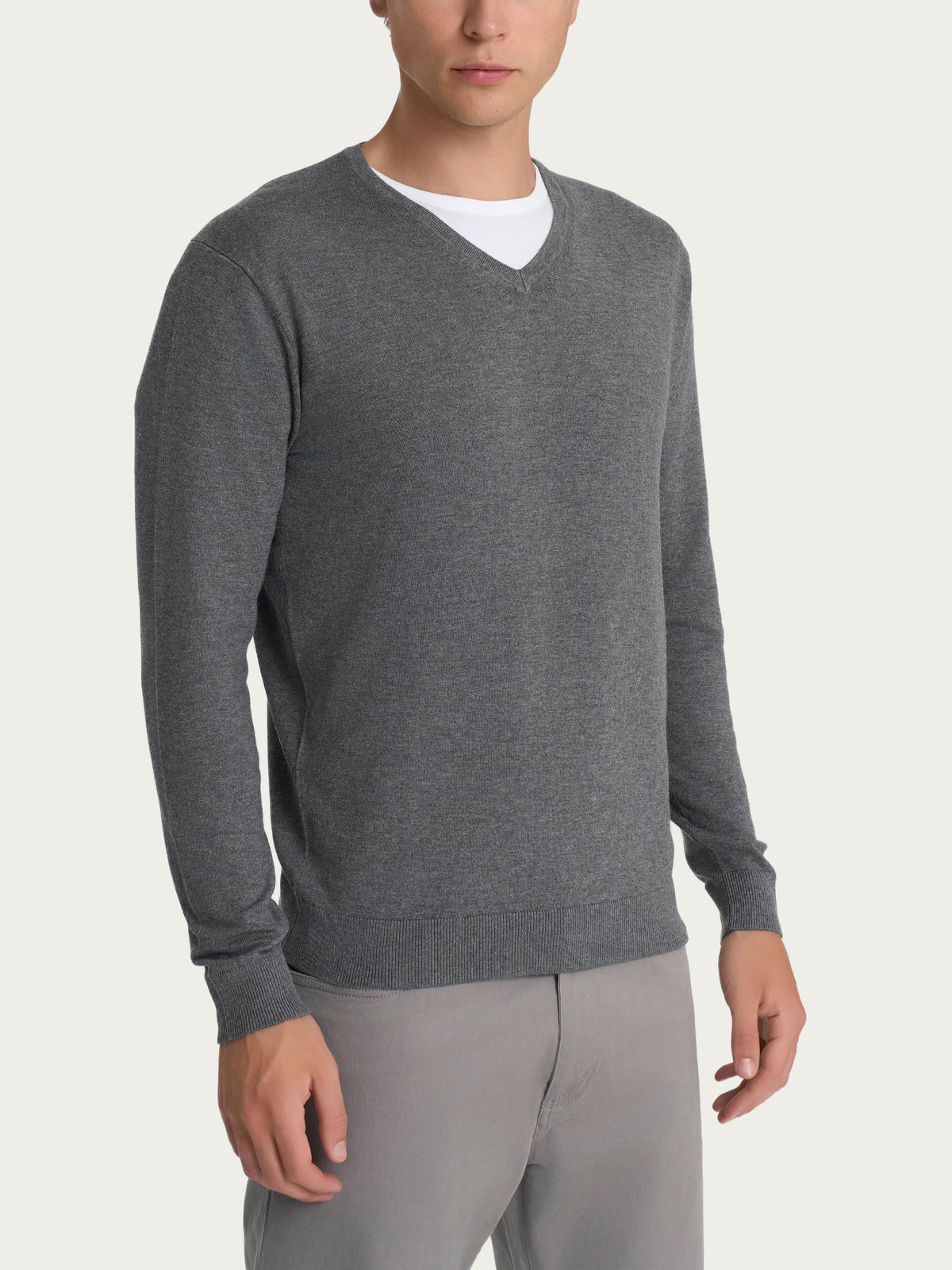 Pull scollo a V Four Seasons Neri Uomo - Ragno