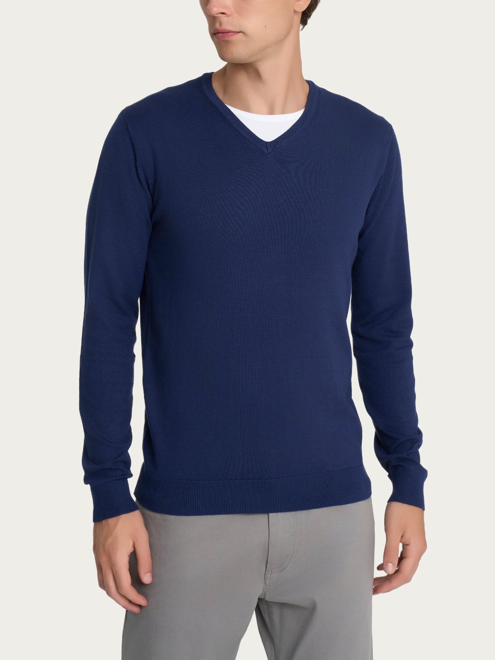 Pull scollo a V Four Seasons Blu Uomo - Ragno