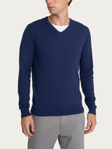 Pull scollo a V Four Seasons Blu Uomo - Ragno