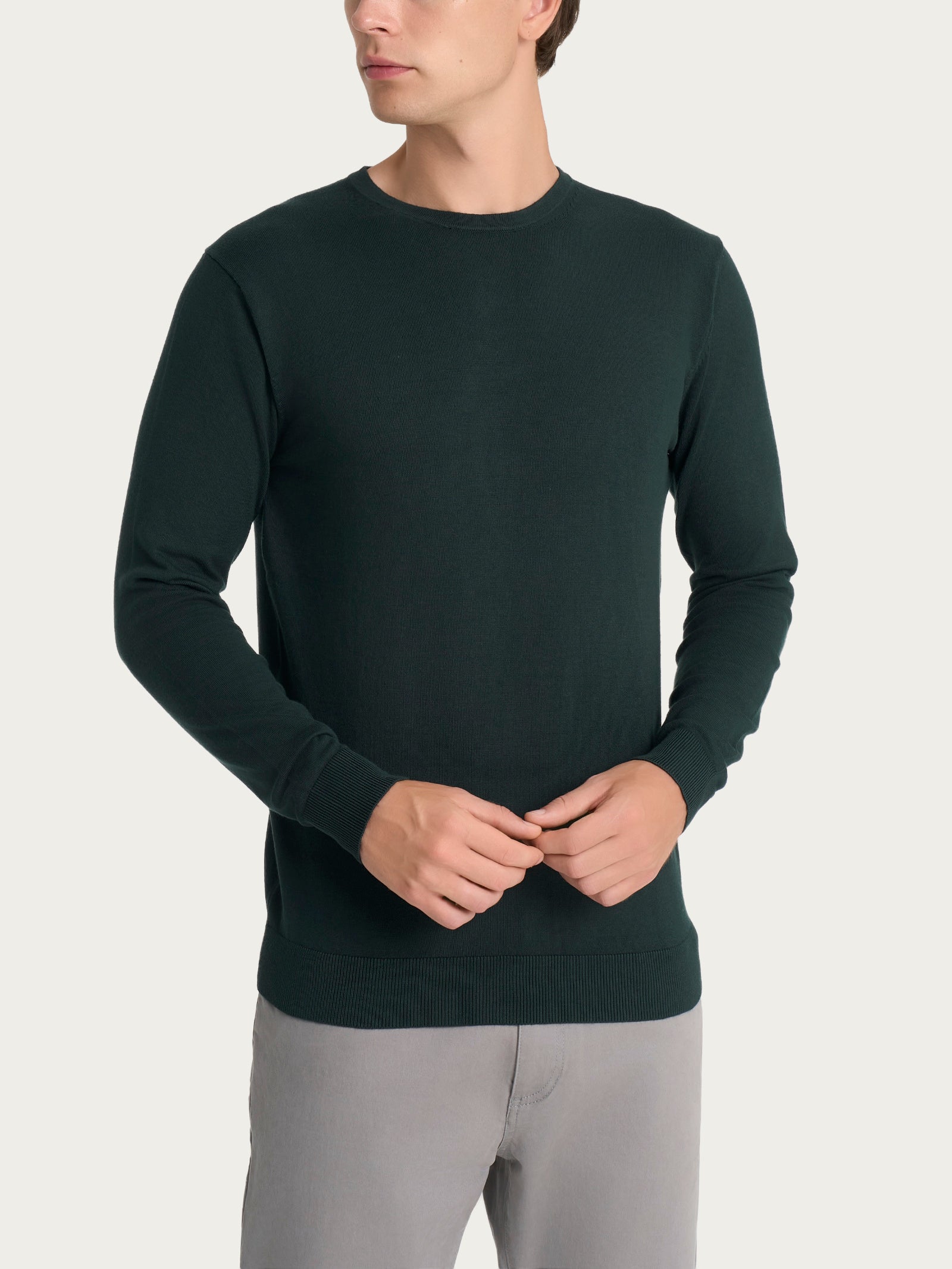 Pull girocollo Four Seasons Verdi Uomo - Ragno