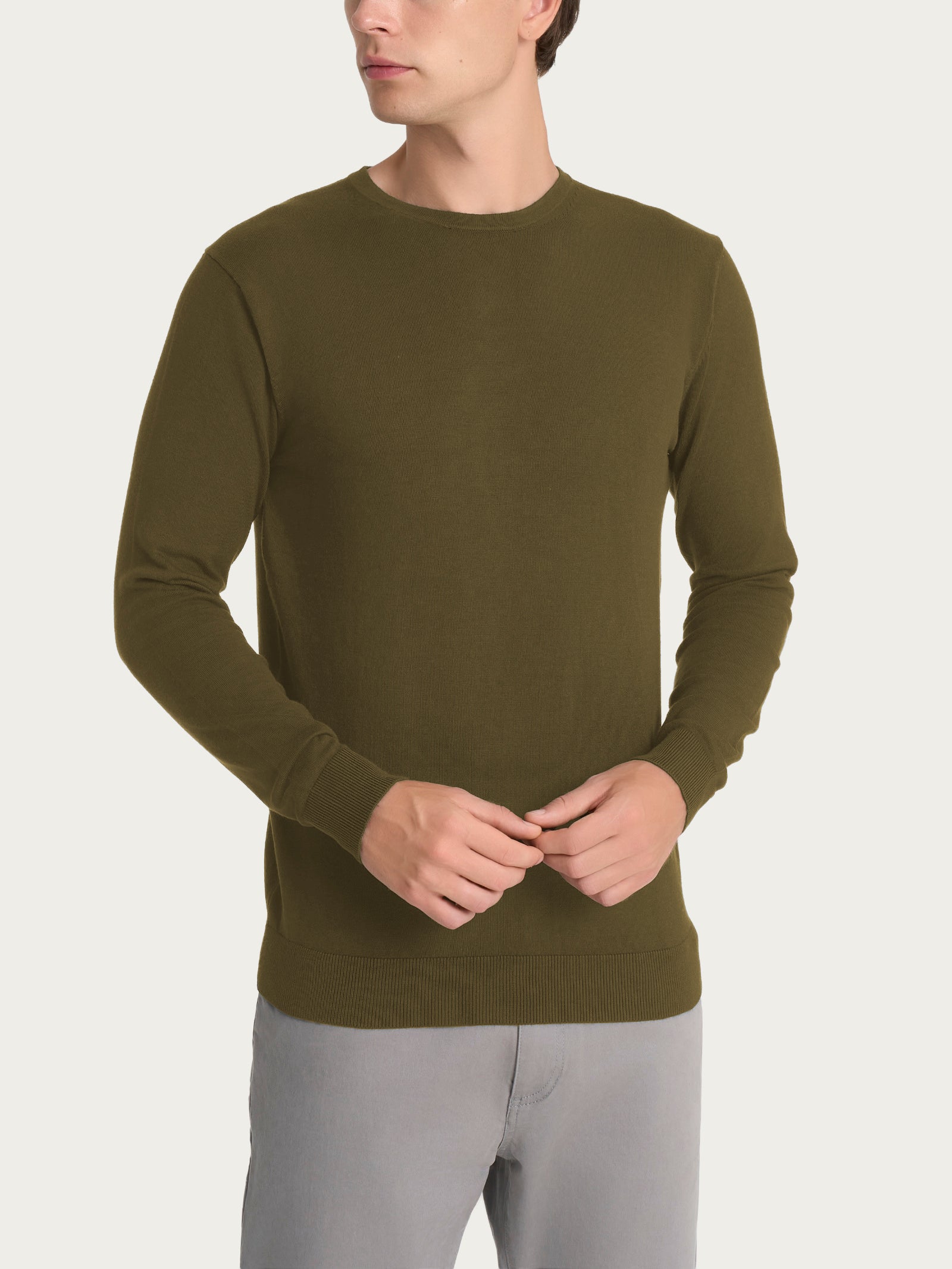 Pull girocollo Four Seasons Verdi Uomo - Ragno