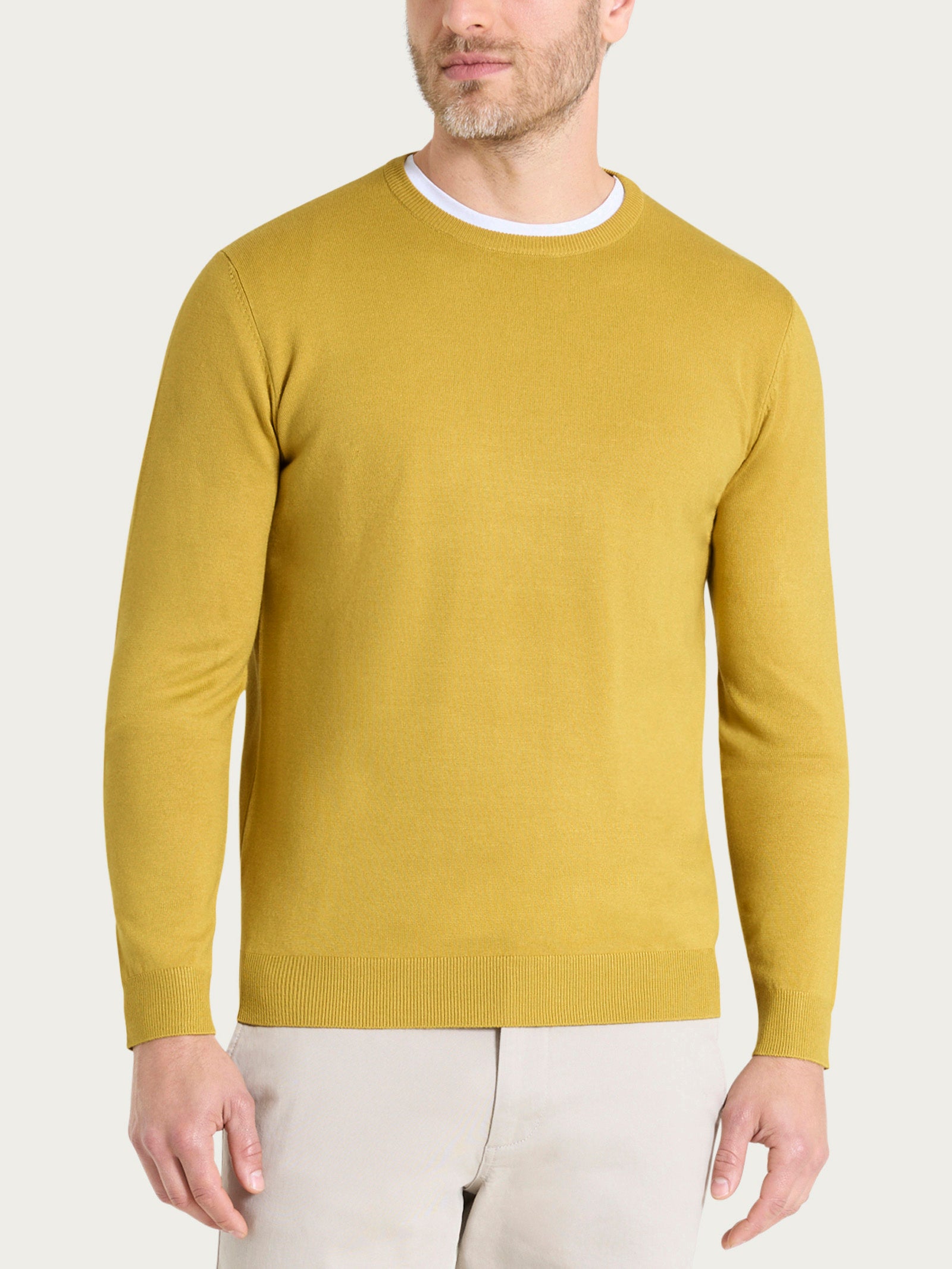 Pull girocollo Four Seasons Gialli Uomo - Ragno