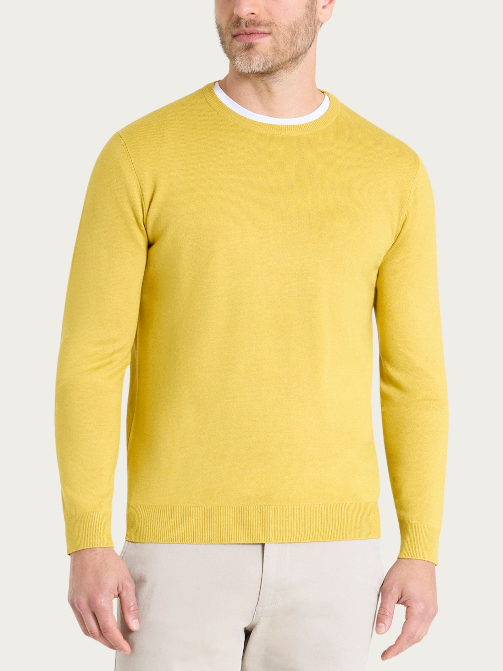 Pull girocollo Four Seasons Gialli Uomo - Ragno
