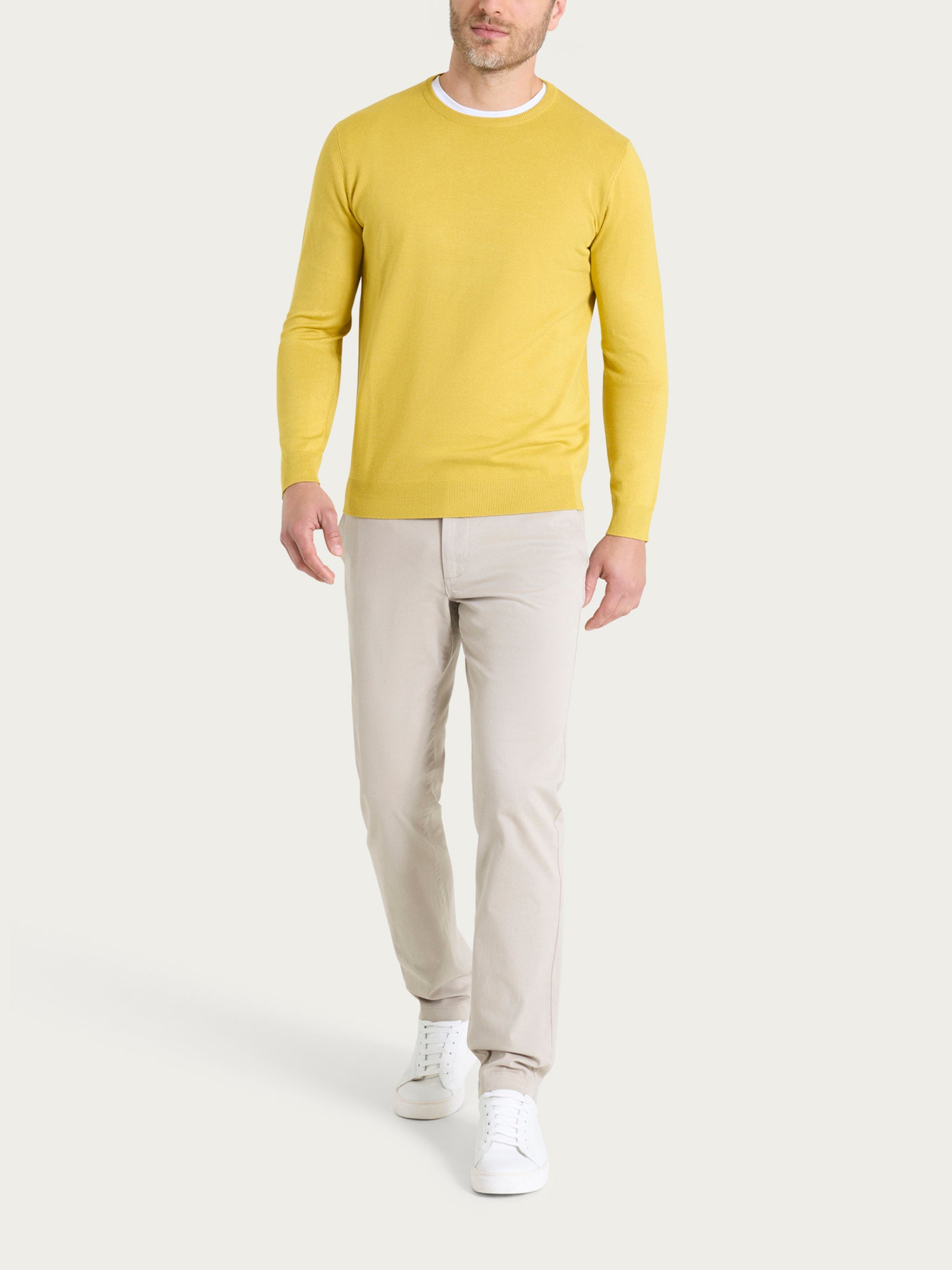 Pull girocollo Four Seasons Gialli Uomo - Ragno