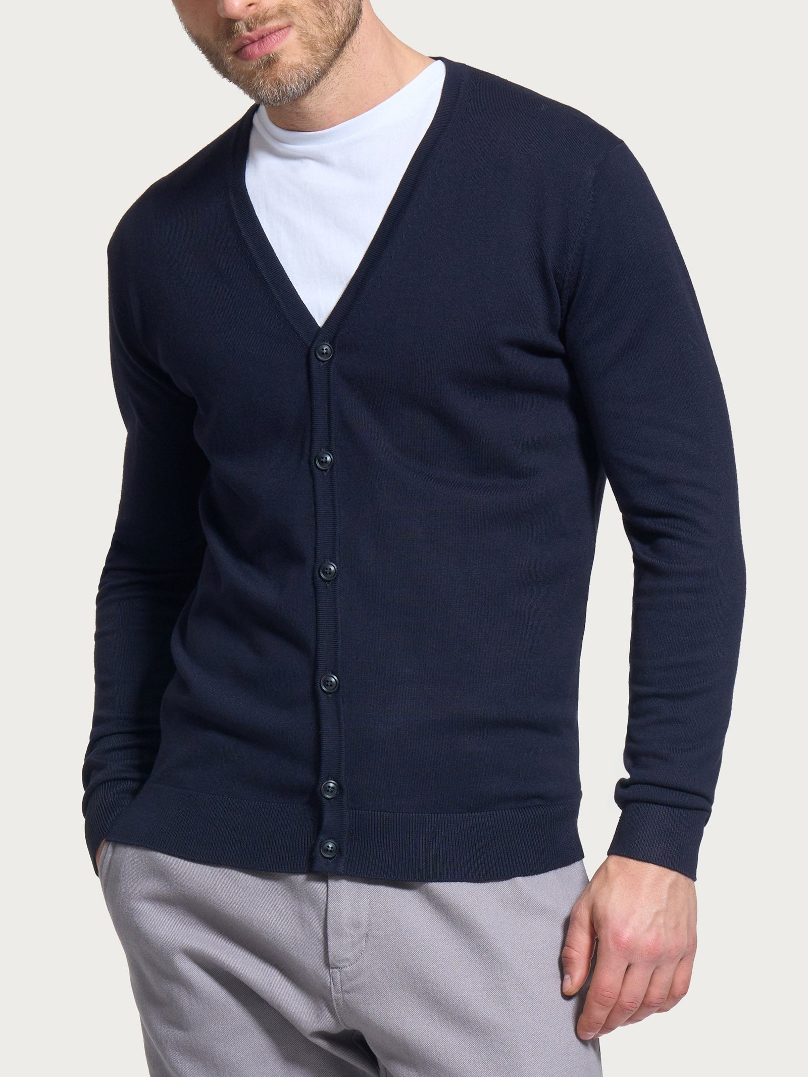 Cardigan Four Seasons Blu Uomo - Ragno