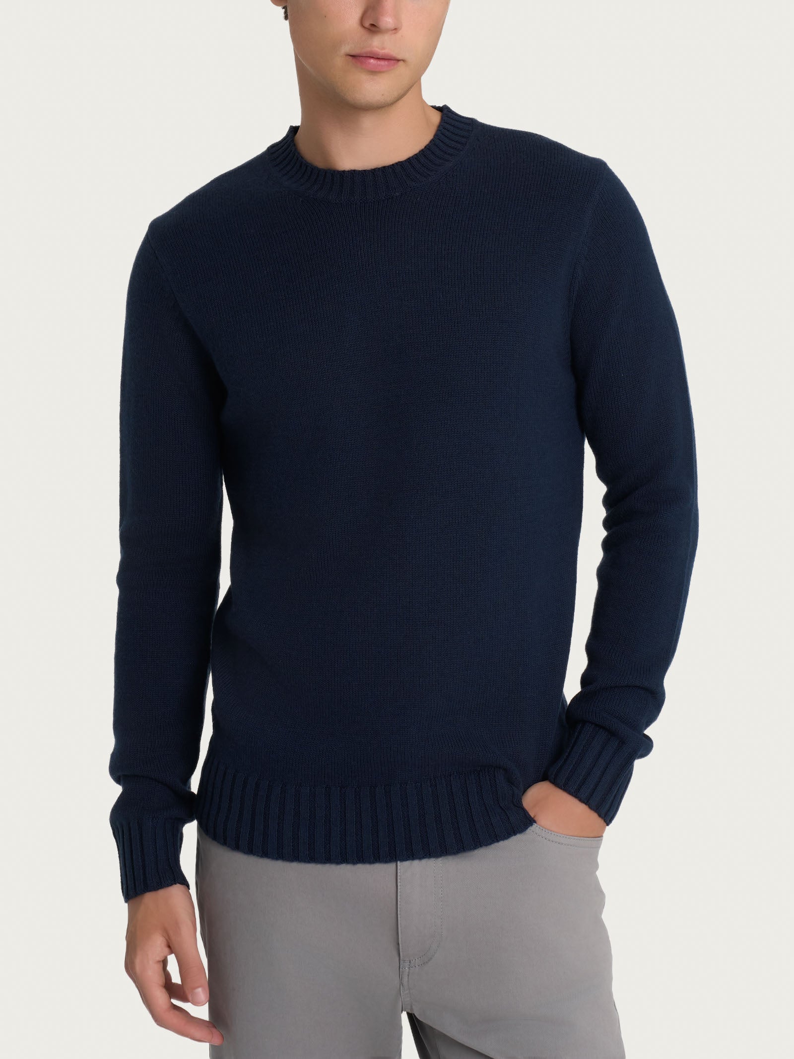 Pull girocollo in filato Nice Wool -  - Ragno