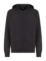 Pull con zip e cappuccio in filato Nice Wool -  - Ragno