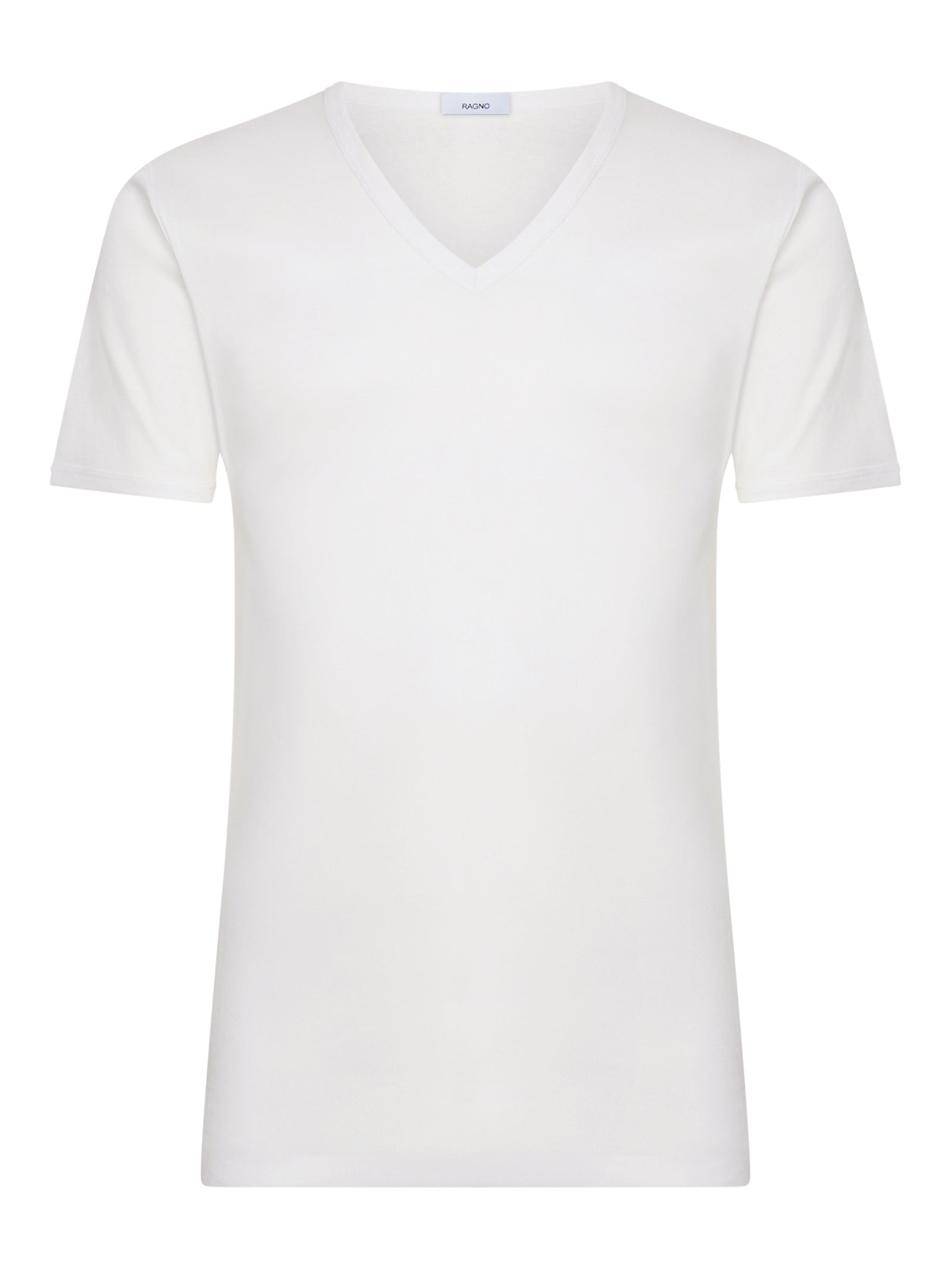 Thermo Cotton - Maglietta scollo V a manica corta in caldo cotone  Bianchi Uomo - Ragno